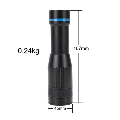 1x ถึง 8x ขอบเขตความร้อนอินฟราเรดระยะยาวการล่าสัตว์ Monocular