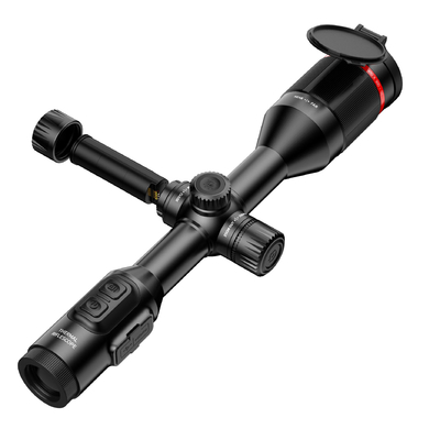 TU420 ขอบเขตการถ่ายภาพความร้อน IR Night Vision ขอบเขตปืนไรเฟิลพร้อมเลนส์ 25 มม.