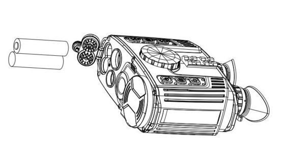 1P54 กล้องส่องทางไกลความร้อนอินฟราเรด 3000m Long Range Laser Ranging